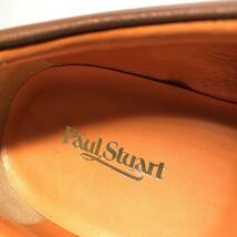 未使用品【ポールスチュアート】本物 Paul Stuart 靴 24.5cm コインローファー スリッポン スニーカー シューズ レザー メンズ 24 1/2 EEE_画像9