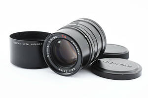 【極上美品】 コンタックス CONTAX Carl Zeiss Sonnar 90mm F2.8 T* Gマウント用 ブラック 動作確認済み #1545