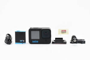 【美品】 GoPro HERO10 ウェアラブルカメラ ゴープロ ヒーロー10 アクションカメラ MicroSDカード付 動作確認済み #1558