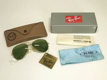 【送料無料】B&L Ray-Ban 米国ボシュロム社製 レイバン アウトドアーズマン #3グリーンレンズ 未使用 デッドストック_画像9