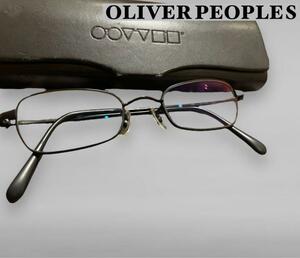 極美品　【OLIVER PEOPLES】ブラックフレーム メガネ