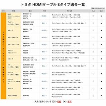 カローラ MZEA17 ディスプレイオーディオ Plus トヨタ HDMI Eタイプ Aタイプ 変換 ケーブル スマホ カーナビ 画面 動画 ミラーキャスト 車_画像5