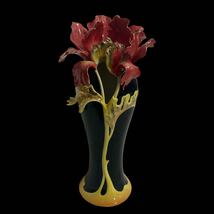 FRANZ フランツ コレクション Peony ピオニー フラワーベース 花瓶 花器 インテリア 置物 磁器 一輪挿し _画像1