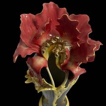 FRANZ フランツ コレクション Peony ピオニー フラワーベース 花瓶 花器 インテリア 置物 磁器 一輪挿し _画像5