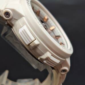 CASIO カシオ Baby-G 5568 BGA-2500 SHOCK RESIST タフソーラー マルチバンド 6 腕時計 ホワイト TOUGH SOLAR 稼働品 美品 【4479】の画像8