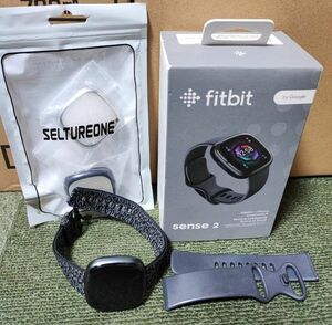 フィットビット fitbit Black ブラック sense2