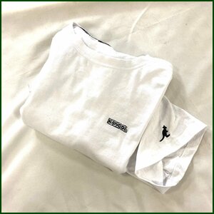 中古●KANGOL/カンゴール●Tシャツ ドロップショルダー ホワイト サイズM ユニセックス