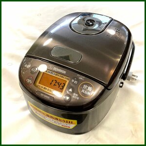 中古●象印●IH炊飯ジャー NP-GW05 3合炊き 極め炊き　2022年製 ステンレスブラック