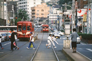 飾って楽しむ鉄道写真（西鉄北九州線：よみがえる北九州の街並み） NO.243900020