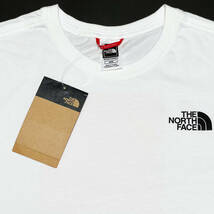 ■THE NORTH FACE/ザノースフェイス・ロゴプリントTシャツ・ホワイトM新品■_画像4