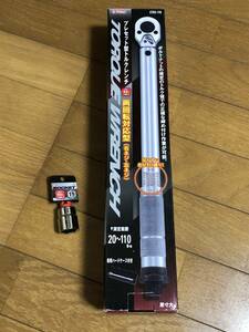 トルクレンチ　E-Value プレセット型　差込角 9.5mm 20-110N・m ETR3-110 S3-19 ソケット 二面幅 19mm 送料無料