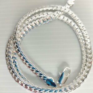 Silver Necklace 真贋不明 喜平ネックレス 48cm シルバー チェーン ネックレスの画像5