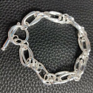 Bracelet Silver ブレスレット チェーン シルバー メンズ レディース シルバー バングル 鍍金の画像1