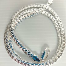 Silver Necklace 真贋不明 喜平ネックレス 48cm シルバー チェーン ネックレス_画像5