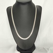 Silver Necklace 真贋不明 喜平ネックレス 48cm シルバー チェーン ネックレス_画像2