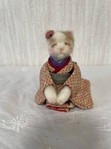  literary creation doll 40.. cat crepe-de-chine hand made doll 