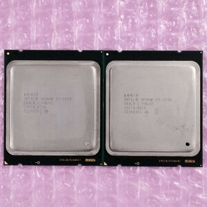 【動作確認済/同一ロット2個】Xeon E5-2690 2.90GHz サーバー用CPU LGA2011