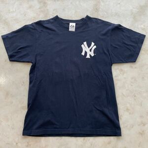 ニューヨーク ヤンキース ICHIRO マジェスティック MLB 半袖Tシャツ New York Yankees イチロー TシャツNYY ヤ軍 NY 31 鈴木 一朗