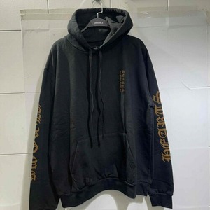 CHROME HEARTS BROWN ARM LOGO PRINT PULLOVER HOODIE Size-L クロムハーツ ブラウン アームロゴプリントフーディー パーカー