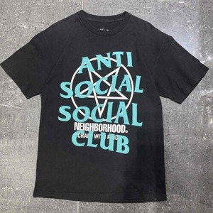 NEIGHBORHOOD 18ss ASSC.F&F/C-TEE.SS Size-M 181GEASN-STM02S ネイバーフッド アンチソーシャルソーシャルクラブ ANTI SOCIAL SOCIAL CLUB