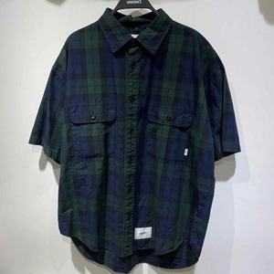 WTAPS 22ss WCPO/SS/COTTON. BROADCLOTH. TEXTILE Size-4 221TQDT-SHM04 ダブルタップス 半袖シャツ