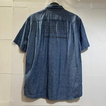 UNIFORM EXPERIMENT 18ss UEN PHYSICAL FITNESS CHAMBRAY WORK SHIRT サイズXL ユニフォームエクスペリメント シャンブレー半袖シャツ_画像2