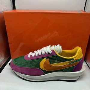 NIKE LDWAFFLE/SACAI PINE GREEN 30.0cm BV0073-301 Nike Sakai e Rudy - waffle pine green 