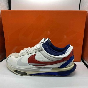 22aw Nike x sacai Zoom Cortez White and University Red 27.0cm DQ0581-100 ナイキ サカイ ズームコルテッツ ホワイト アンド 