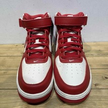 NIKE 2023 AIR FORCE 1 MID PLAID RED 28.0cm DV0792-101 ナイキ エアフォースワンミッド プレイド レッド _画像3