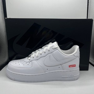  Supreme x NIKE AIR FORCE 1 LOW WHITE 24.0cm CU9225-100 シュプリーム ナイキ エアフォース1ロー ホワイト 