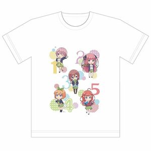 新品 五等分の花嫁 フルカラーTシャツ（ミニキャラ）Mサイズ 半袖