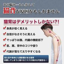 猫背矯正ベルト 姿勢サポーター 背筋矯正 男女兼用 姿勢改善 肩こり M_画像2