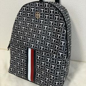  Tommy Hilfiger tricolor rucksack TH Logo black 