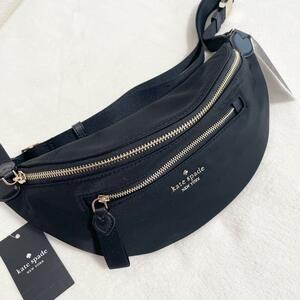  Kate Spade shoulder bag waist bag black body bag nylon 