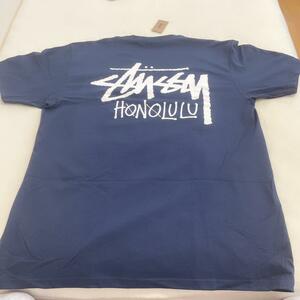 STUSSY ステューシー ホノルル tシャツ 半袖 ネイビー XL 新品