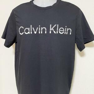 カルバンクライン フロントロゴ Tシャツ サイズS ブラック