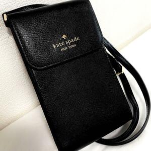 ケイトスペード Kate spade スマホショルダー ブラック バッグ