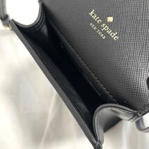 ケイトスペード Kate spade スマホショルダー ブラック バッグ_画像7