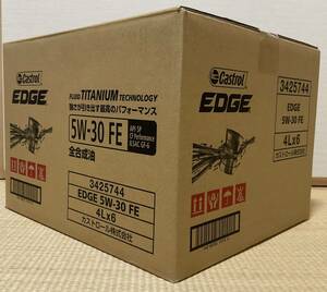 全国送料無料 4L×6本1ケース カストロール エッジ FE 5W-30エンジンオイル CASTROL EDGE FE