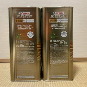 4L×2本 カストロール エッジ チタニウム 5W-40エンジンオイル TITANIUM EDGE CASTROL ガソリン・ディーゼルエンジンの画像2