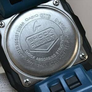 カシオ G-SHOCK G-8100 デュアルイルミネーター 稼働品 CASIO ブルーの画像5