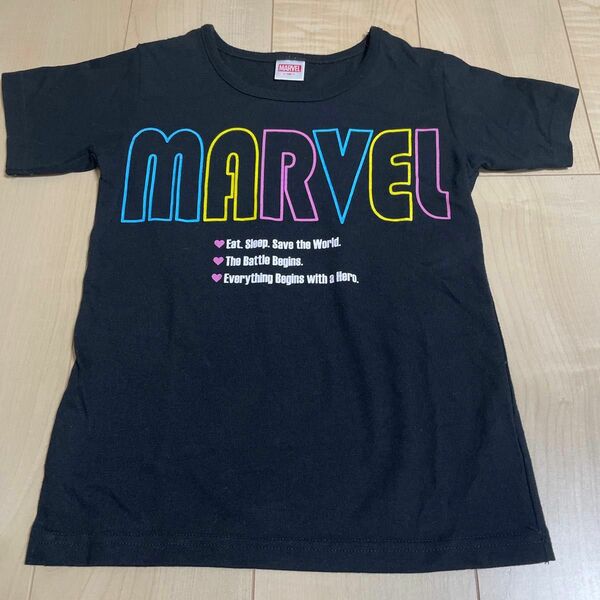 子供服　女の子　140 marvel マーベル　半袖 Tシャツ　美品