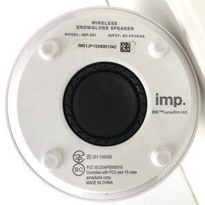 オーディオ / スターウォーズ ワイヤレススノーグローブスピーカー ストームトルーパー / imp. / IMP-201-ST / 動作確認済【A055】の画像4