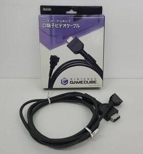  game peripherals / junk treatment / Nintendo Game Cube / D terminal video cable / nintendo / operation not yet verification / box attaching / DOL-009[G025]