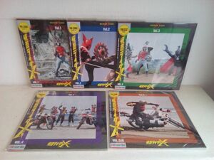 LD set sale / liquidation goods / Kamen Rider X X / 5 point set / VOL.1~5[.] / no. 1 story ~ no. 35 story / obi attaching / higashi .[M025]