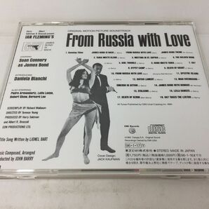 CD/ロシアより愛をこめて オリジナル・サウンドトラック/LIONEL BART MATT MONRO JOHN BARRY/東芝EMI/TOCP-8803/【M001】の画像2