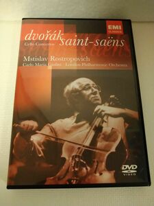 DVD / Mstislav Rostropovich / dvorak・saint-saens Cello Concertos / 解説書付き / EMIミュージック / TOBW-93045【M002】