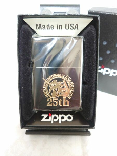 新品 エヴァンゲリオン 25周年記念 ZIPPO ジッポー ①