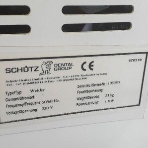 【1円スタート！】SCHUTZ シュッツ WELDER ウェルダー ドイツ製 歯科技工 通電のみ確認 ※現状渡しの画像3