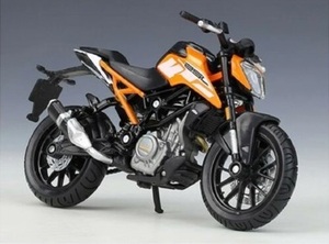 1/18 デューク ブラック オレンジ KTM 250 Duke black orange 1:18 新品 梱包サイズ60